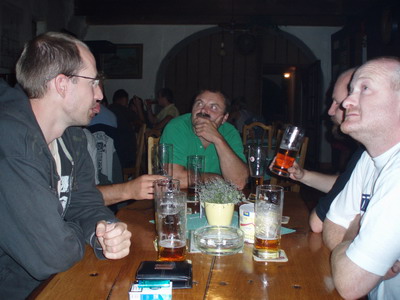 Večer před turnajem